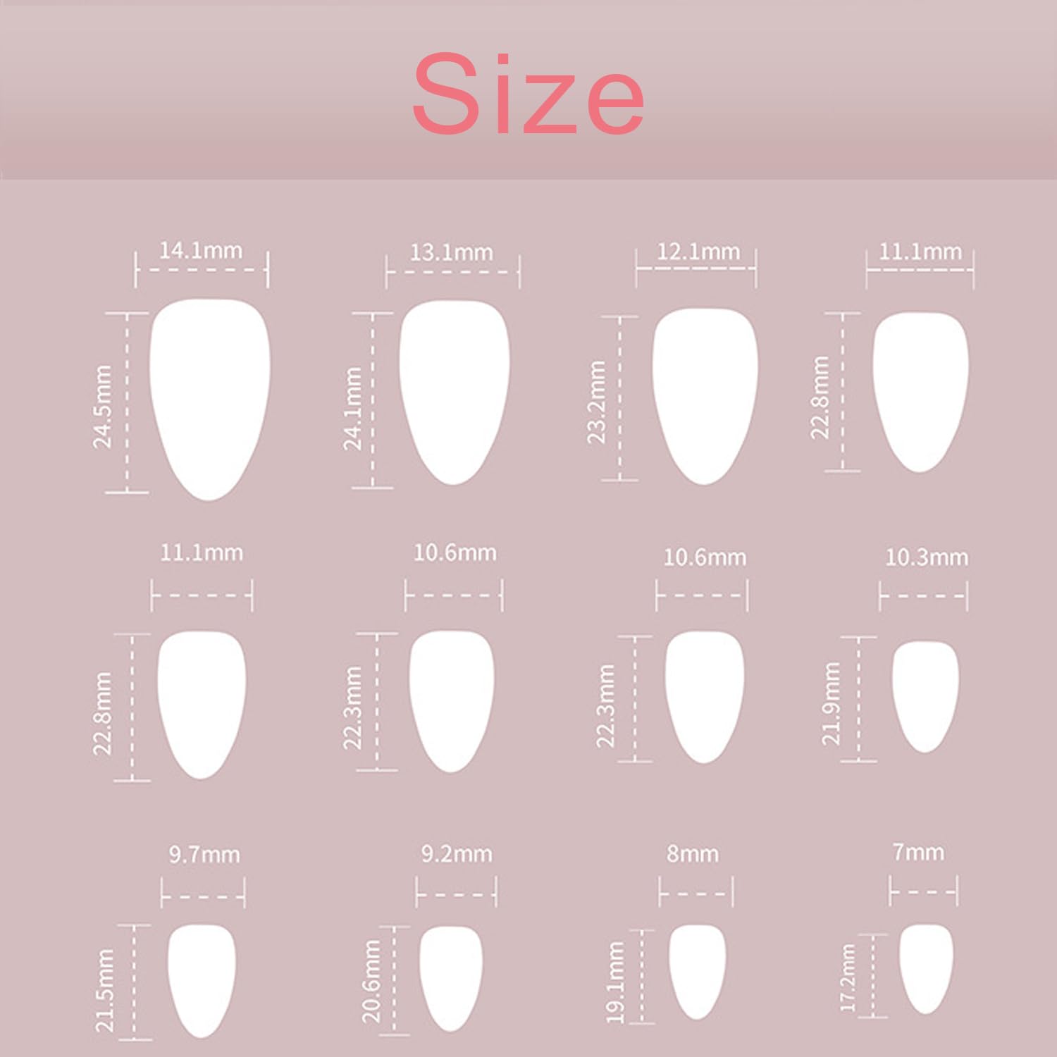 Tyuimhx 3D Pink Bow Press on Nails Medium Almond Fake Nails With 3D Pink White Flowers Pearls Designs White French Tip False Nails Full Cover Stick on Nails Acrylic Artificial Nails for Women 24Pcs - Image 6