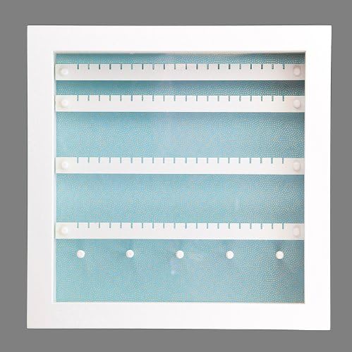 Izzy Jewel Box White Wall-Mounted Medium Earring Box