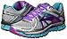 Brooks Women's Adrenaline GTS 17, Silver/Purple, 8 B
