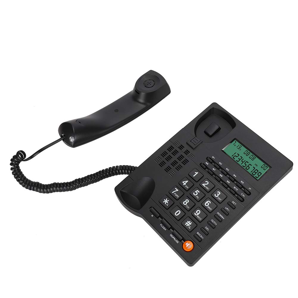 Photo 1 of Landline Telephone, Ergonomic Design, Business Corded Telephone, with Calling Light, Noise Cancelling, for Home, Hotel, Business, Office