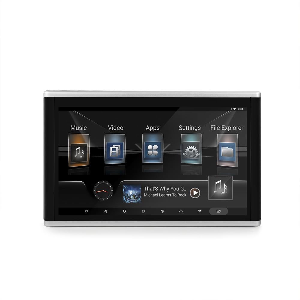 Car Headrest Video Players - 11.6inch 4K Universal Car Tablet, Multimedia Player Rear Seat Entertainment System 2+32G, Car Video for Android 11.0, Support Multiple Languages English Spanish French