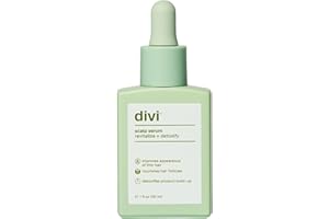 Divi Scalp Serum for Thinning Hair Clinically Tested, Non-Greasy Formula with Amino Acids, Caffeine & Rosemary Oil Promotes Healthy Scalp & Fuller-Looking Hair, Reduces Oil & Product Buildup