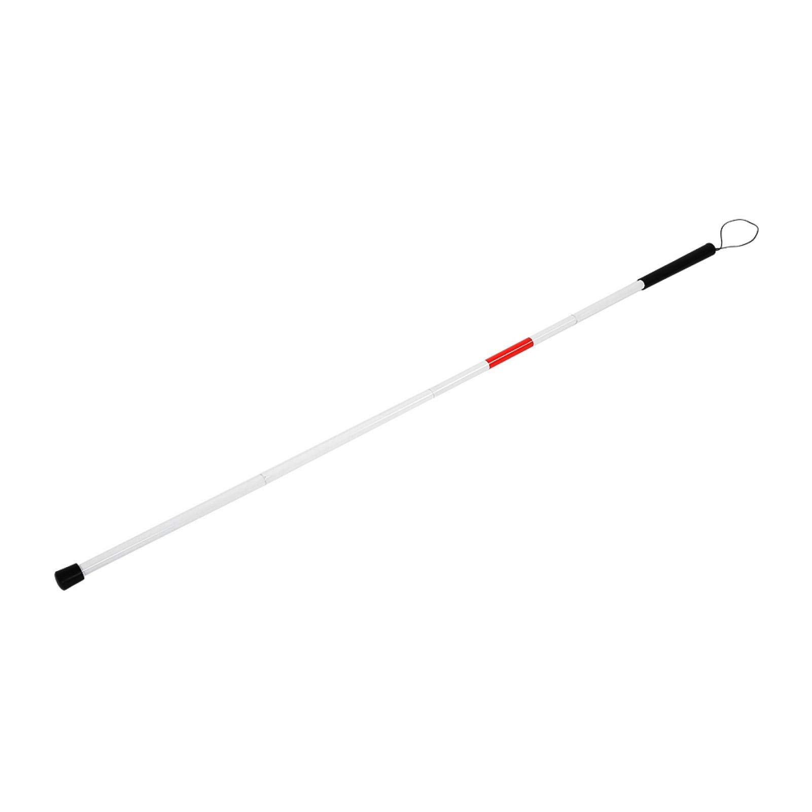 Candeon Walking Stick Folding Foldable Reflective Cane Crutch Portable Anti-Shock Guide Walking Stick for The Blind