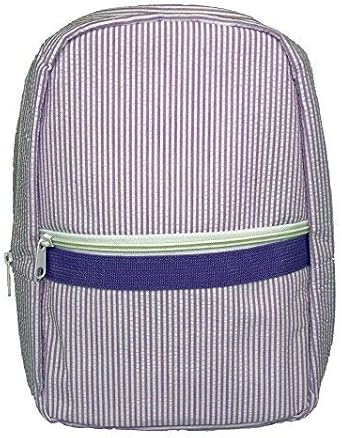 large seersucker backpack