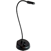 LW-18-LED Dimmable LED Gooseneck Desk Light With Attached Cast Weighted Base