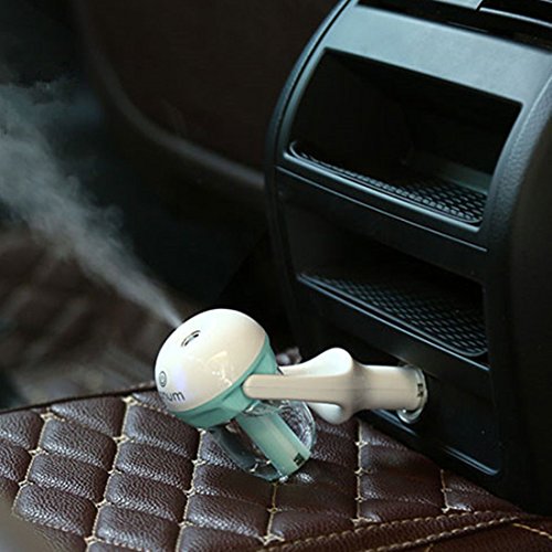 Car Aroma Diffuser Humidifier - Rerii Portable Mini Aromatherapy Humidifier Air Diffuser Purifier Freshener for Cars (Blue)