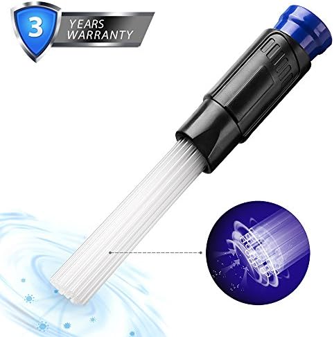 Dust Daddy Vacuum Pro Cleaner, Dusty Brush Universal Vac Attachments with Flexible Tubes Access to Anywhere, Cleaning Tools Strong Suction for Vents, Pets, Cars, Keyboards, Shutters, Blinds, etc