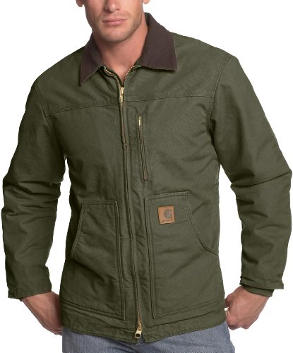 Carhartt Men's Ridge Coat Sherpa Lined Sandstone,Army Green,Small Carhartt Men's Ridge Coat Sherpa Lined Sandstone,Army Green,Small