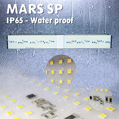 MARS HYDRO SP 150 Led Grow Light Sunlike Full Spectrum Grow Lamps for Indoor Plants Veg and Flower Bloom Hydroponic LED Growing Lights Fixtures for Greenhouse 2ft Four for 4x4 Coverage