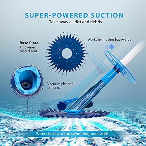 VIVOHOME Upgraded Automatic Inground Above Ground Suction Swimming Pool