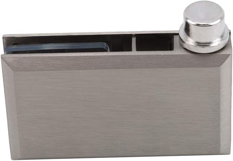 LWANFEI Glass Door Hinge Cupboard Showcase Cabinet Door Pivot Hinge Glass Clamp Durable and Practical
