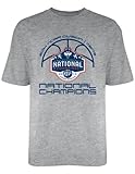 NCAA Connecticut Huskies 2014 National Championship Tee Shirt, Gray, X-Large