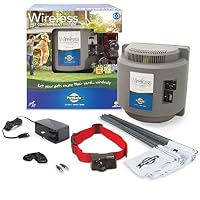 PetSafe Wireless Dog and Cat Containment System - from the Parent Company of INVISIBLE FENCE Brand - Above Ground Electric Pet Fence