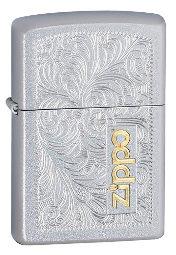Zippo tt-352 Petrol Lighter Chrome Brass 5.7 x 1.20 x 3.7 cm