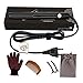 Hair Straightener, THZY Flat Iron Hair Straightening Titanium Ceramic Heater & Adjustable Temperature, Digital LCD Display, 1 Hour Auto Shutoff, Dual Voltage for Travel (Black)