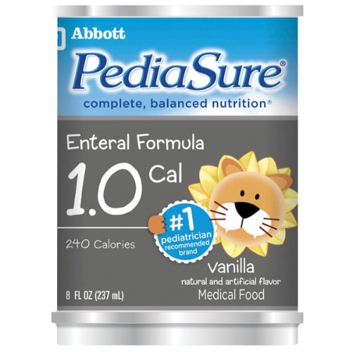 Pediasure Liquid Complete Balanced Nutrition Enteral Formula Institutional Use, Vanilla, 8 Oz per can, 24 per Case - Thumbnail 2
