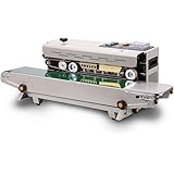 Sumeve Continuous Sealing Machine FR-900 Automatic Horizontal Continuous Plastic Bag Band Sealing Sealer Machine Stamp Coding