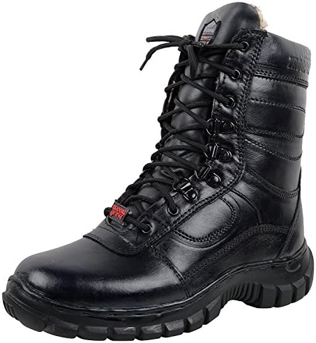 PARA TROOPER Men's Leather Combat Boots (8) Black