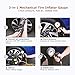 Oasser Tire Inflator with Pressure Gauge 170PSI Tire Gauge Inflator Air Compressor Accessories with Brass Air Chuck Quick Connect Coupler