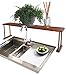 Pine Wood Over Sink Shelf, By Home Basics | Kitchen Over Sink Shelf For Soap, Sponges, Décor, and More | Tall Sink Shelf