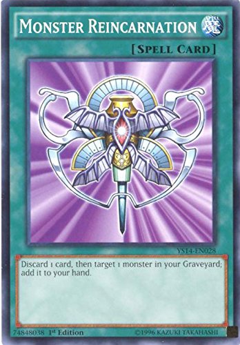 Yu-Gi-Oh! - Monster Reincarnation (YS14-EN028) - Super Starter - Space-Time Showdown - 1st Edition - Common