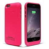 YHhao For iPhone 6 4.7 Inches 3500mAh Cell Phone Battery Charger Case with Kick Stand Portable Power Case for Apple iPhone 6 Back up Battery Rechargeable Power Bank LED Indicator