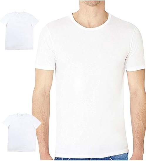 Amazon エンポリオアルマーニ Emporio Armani 3枚セット メンズ Tシャツ クルーネック ホワイト 白 1101cc 並行輸入品 Tシャツ カットソー 通販