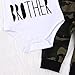 Cute 3pcs Newborn Baby Boys Letter Print Romper+Camouflage Pants+Hat Outfits Set