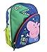 Peppa Pig George Boys 15 inch School Backpack (Blue Backpack)
