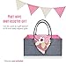 Luluna Pink & Gray Baby Gift Basket for Girls | Diaper Caddy Organizer for Newborn Girls | Great Gift Idea for New Mother