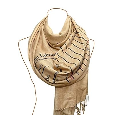 Book Scarf. Library scarf. Library scarf with day due stamps. Print scarf Book Scarf. Library scarf. Library scarf with day due stamps. Print scarf