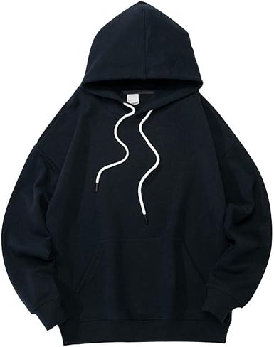 SUN VALLEY Hoodie Solid Color Embroidered Men's and Women's Sweater Pullover Off-Shoulder Cotton 