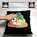 Emoji Sequin Pillow Case, Magic Presents Decorative Pillow Cover GUIGU Velvet Double Sided Reversible Mermaid Sequins Cushion Covers for Sofa Room Decor