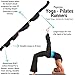 Yoga Stretching Strap, Stretch Strap with Loops Elasticized for use as a Resistance Band, Ease Back Pain