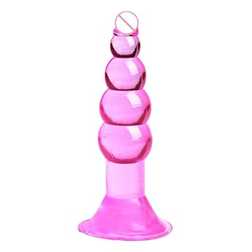 Chaunce10,5x2,5 cm Medizinische Silikon Anal Dilatator Dildo Masturbator Perlen Butt Plugs Starke Saugnapf 5 Bälle Anus Stimu