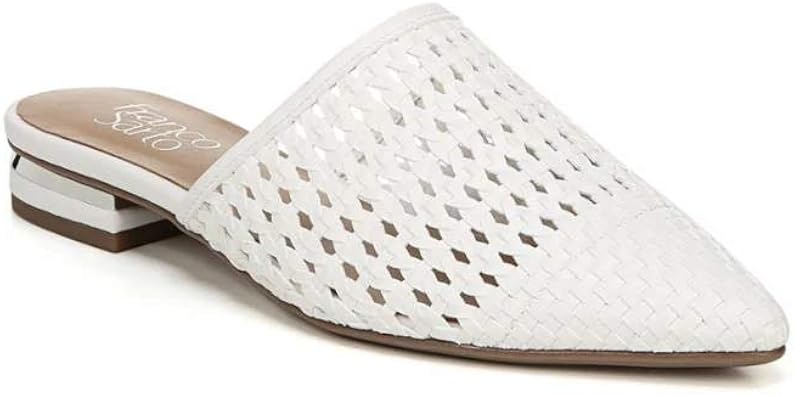 franco sarto white mules