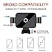 Zoxkoy Car Phone Mount Holder: Car Phone Holder with Sturdy Vent Clip Compatible Universal Cellphone iPhone Samsung Galaxy