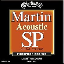 Martin MSP4150 SP Phosphor Bronze Acoustic Guitar Strings, Light-Medium
