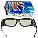 DLP LINK 144 Hz Ultra-Clear HD 4 PACK 3D Active Rechargeable Shutter Glasses for All 3D DLP Projectors – BenQ, Optoma, Dell, Mitsubishi, Samsung, Acer, Vivitek, NEC, Sharp, ViewSonic & Endless Others!thumb 1