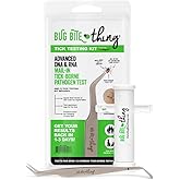 Bug Bite Thing Tick Testing Kit with White Suction Tool and Tick Remover