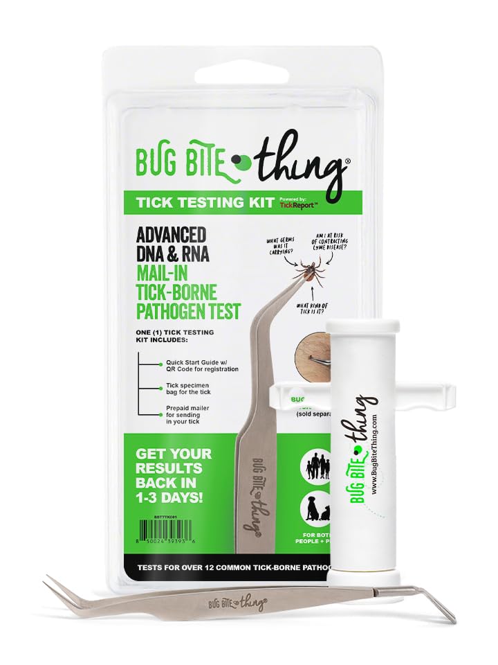 Bug Bite Thing Tick Testing Kit with White Suction