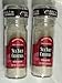 Trader Joe's Sea Salt Crystals with Built-in Grinder 3.3 Ounce 2 Bottles