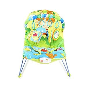 LuvLap Go Fishing Baby Bouncer with Soothing Vibration and Music (Multi Color)