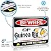 Bigtime Signs Beware of Guinea Pig Warning Sign - 9