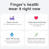 Fiorky R02 Smart Ring Fitness Tracker 5.0 Bluetooth Blood Oxygen Sleep HR IP68 view 2