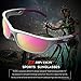RIVBOS Polarized Sports Sunglasses Driving Sunglasses Shades for Men Women Tr90 Frame for Cycling Fishing Running RB831