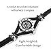 Novelty Birthday Gift for Outdoor Enthusiast! Stylish & Practical, Quality Compass Bracelet, Luxurious Packaging, Paracord Bracelet for Hiking, Camping, Backpacking, Outdoorsman, Camper, Hiker (Black)