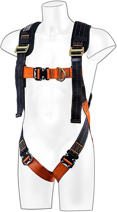 Portwest Ultra 2 Point Harness FP72 Black Orange Size S/M/L Safety Work Gear