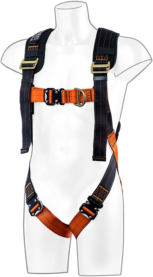 Portwest Ultra 2 Point Harness FP72 Black Orange Size S/M/L Safety Work Gear