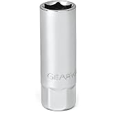GEARWRENCH 3/8" Drive 6 pt. Spark Plug Socket, 5/8" x 2-1/2" - 80402